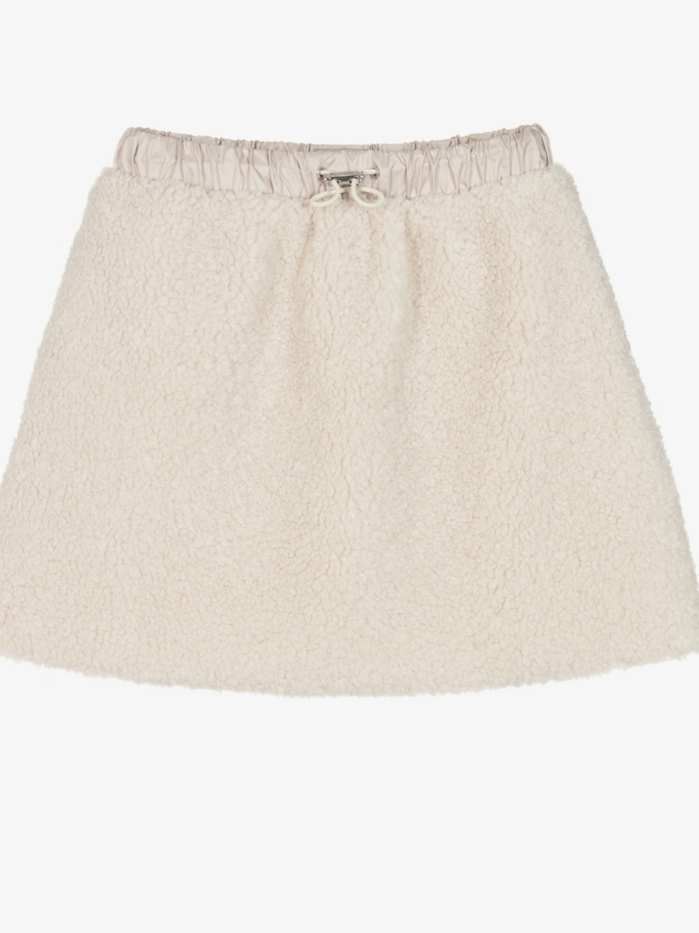 Il Gufo Cream Skirt with Drawstring Sz 3A